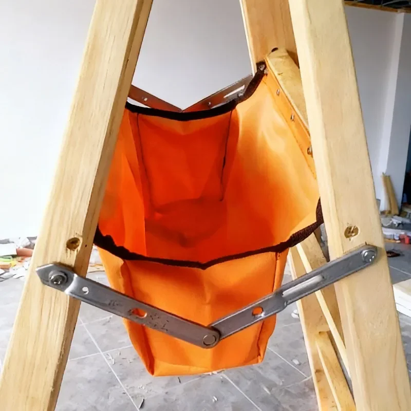 Folding Ladder Tool Storage Bag Versatile Sturdy Convenient Accessories Oxford Cloth Portable Ladder Hanging Bag for Workshop