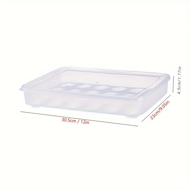 1pc 24 Grids Plastic Egg Storage Containers Box Refrigerator Organizer Drawer Egg Fresh-keeping Case Holder Kitchen Tray