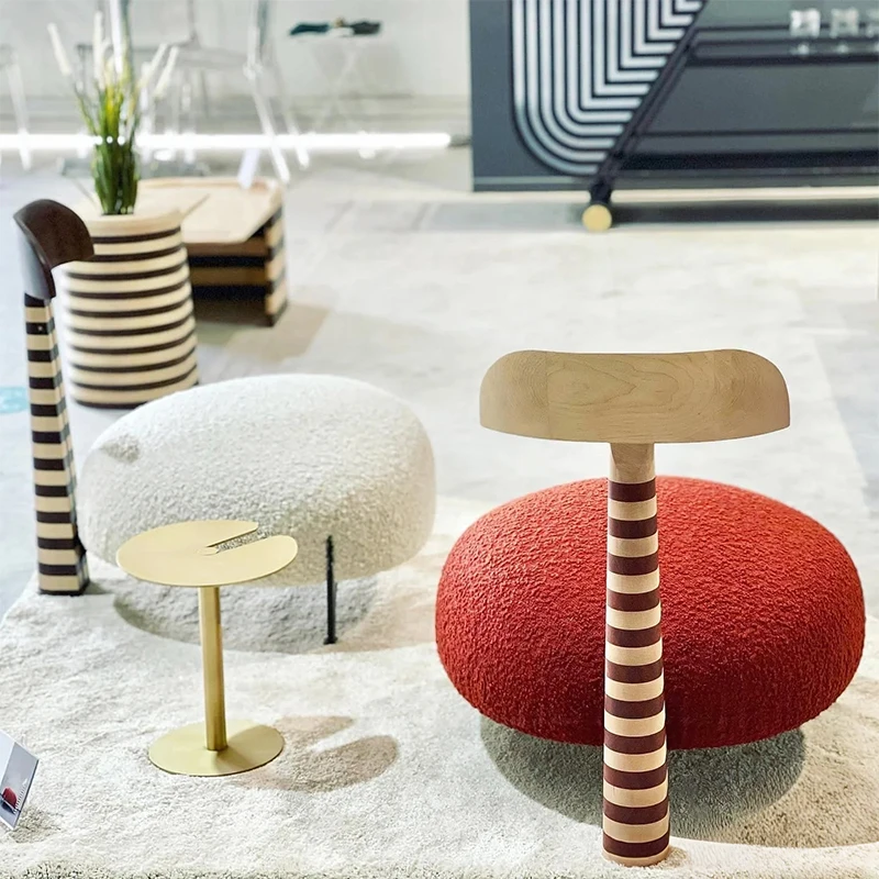 

Привлекательный бархатный стул для переговоров в стиле жирафа для гостиных из фурнитуры из цельного дерева