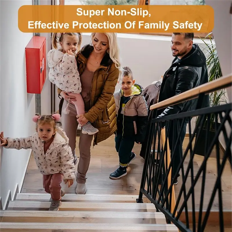 AEE6-Non-Slip Tape Stairs,Non-Slip Strips, Self-Adhesive,Waterproof Anti Slip Tape,Prevention Of Falls,Indoor And Outdoor Use
