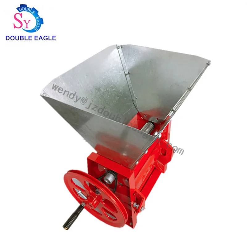 100kg/h capacity factory price manual coffee cocoa beans sheller coffee huller pulper machine