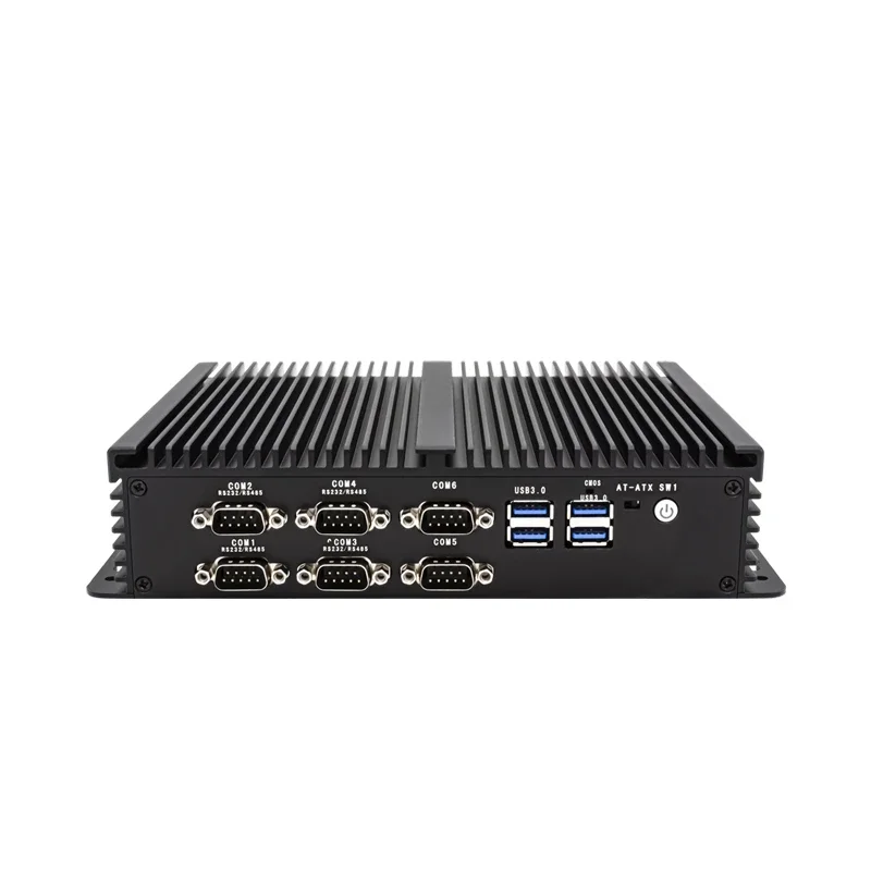 New Compact Industrial Computer i5 10310U i5 8260U Mini PC Dual LAN 6*Serial Port Embedded Chassis Win10/11 Linux Desktop PC