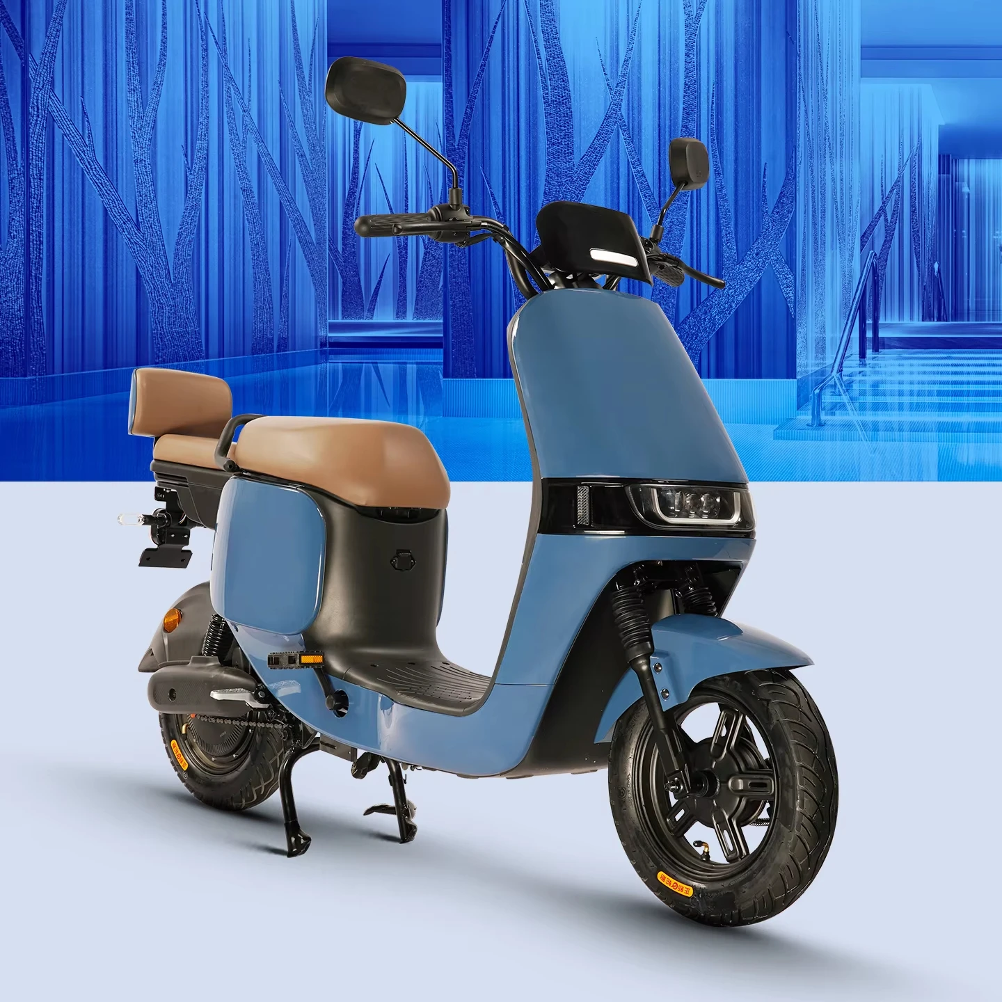 Lead acid battery cheap self-designed Scooter Adult Fashion Electric Moped Motorcycle 48V16Ah