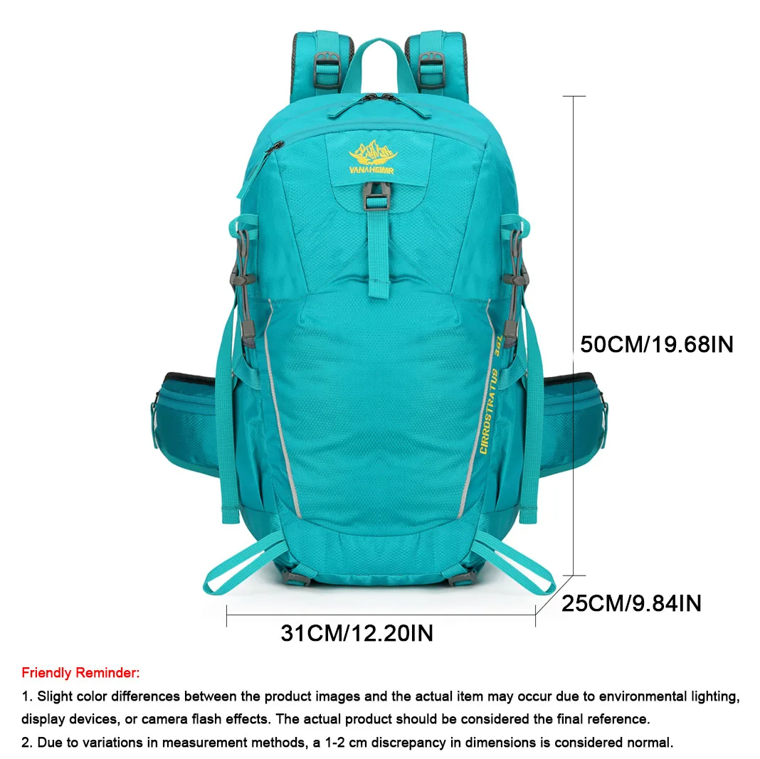 2026 New Outdoor Hiking Backpack Unisex Large Capacity Water-Resistant Outdoor Sports Backpack Lightweight Multifunctional Casua