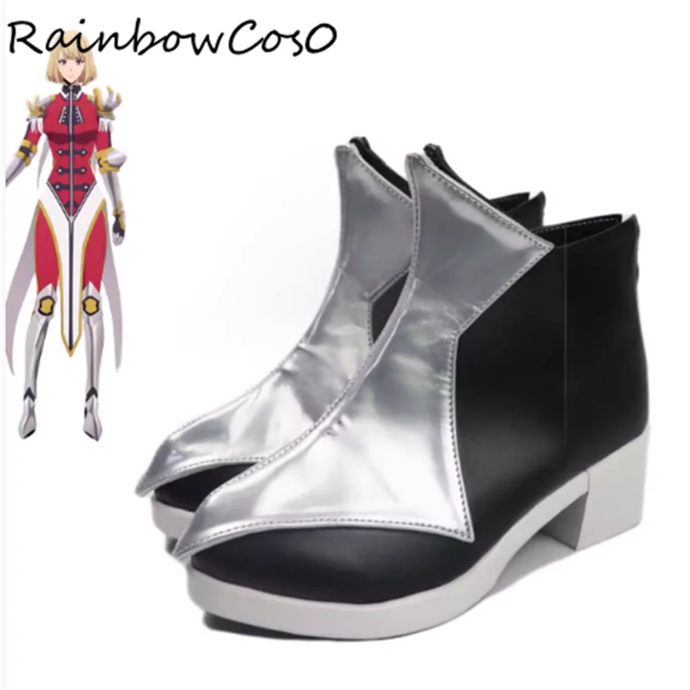 

Обувь для косплея Cha Hae Solo Leveling, ботинки для игры, аниме, Хэллоуина, Рождества, RainbowCos0 W5603