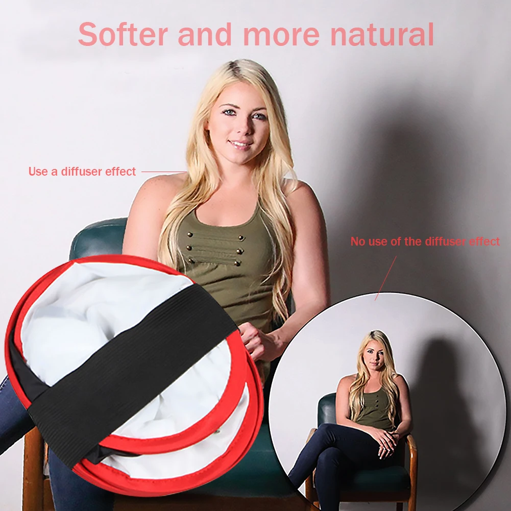 Difusor de luz LED plegable Universal, 1/2 piezas, para iluminación fotográfica Yongnuo Godox