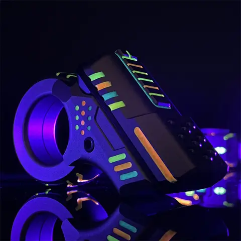 Alloy Zoom Ratchet Wheel Fidget Ring EDC Fidget Spinner Handspinner Vuxna Fidget Leksaker ADHD Verktyg Stresslindrande Leksaker 10 best sales fidgethjul - №6