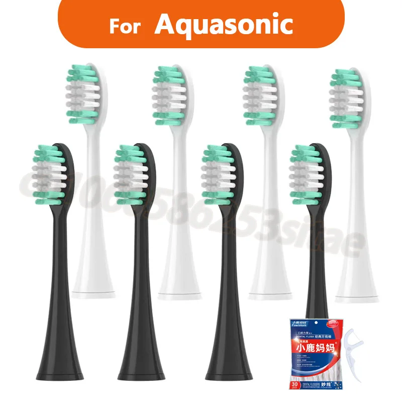 Toothbrush Replacement Heads For AquaSonic Black Series/Black Series Pro/Vibe Series/Duo Series Pro Replacement Toothbrush Heads