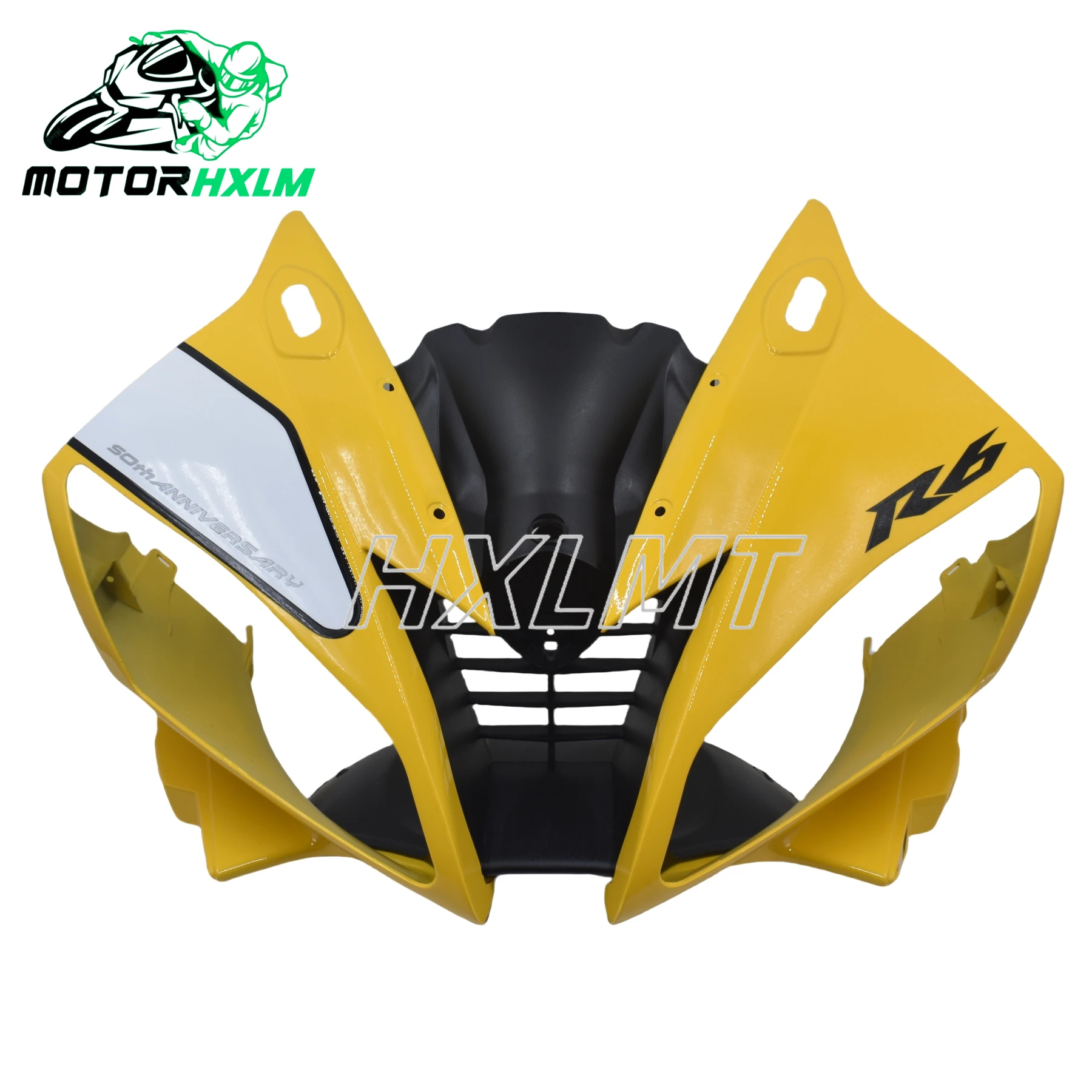 For Yamaha YZF R6 Motorcycle Front Upper Nose Top Cowling Bodywork Individual ABS Fairing Unpainted YZFR6 YZF-R6 2006 2007