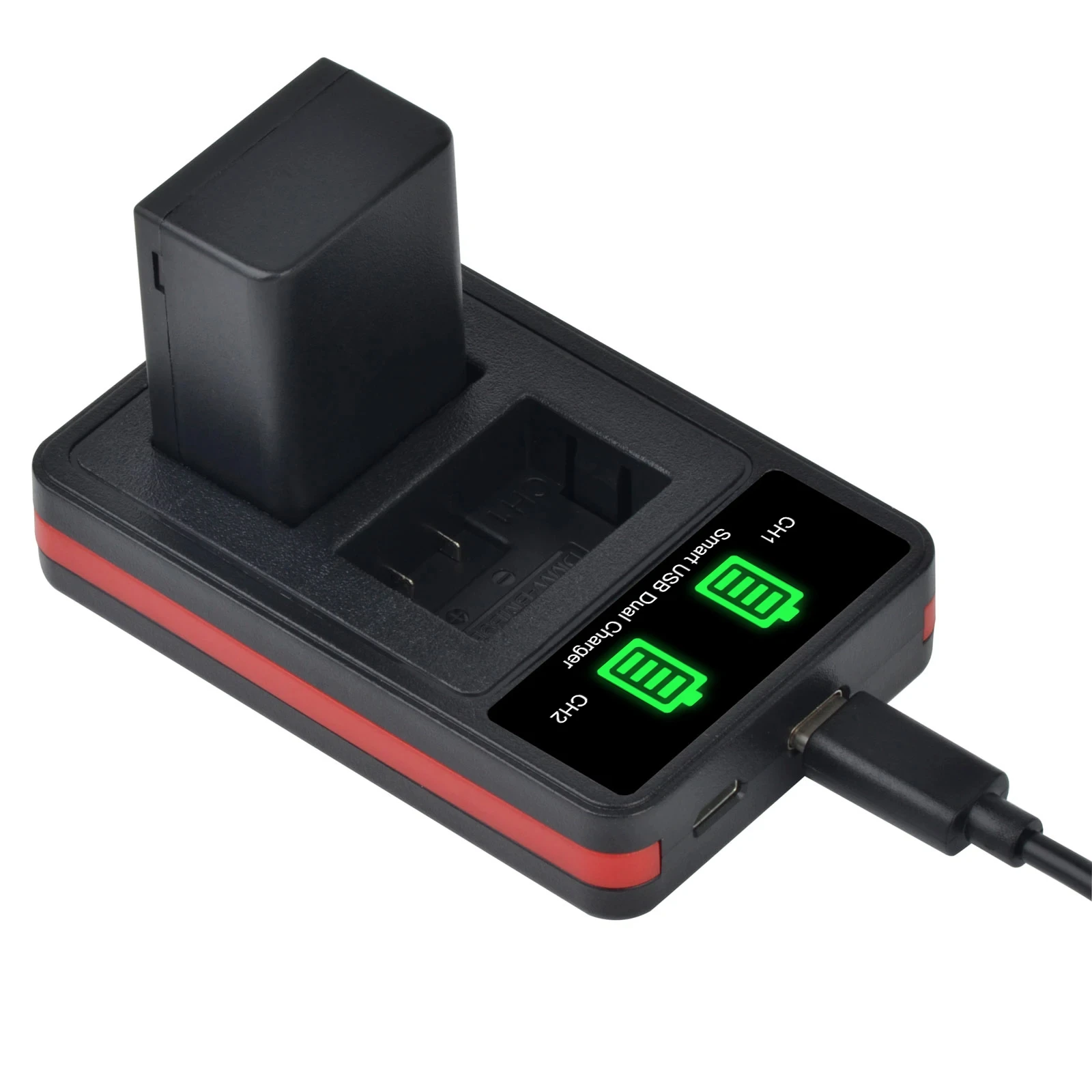 

1200mAh DMW BMB9 Battery + Charger for DMW BMB9E BMB9PP Panasonic Lumix DC-FZ80 FZ40K FZ45K FZ47K FZ60 FZ70 FZ100 FZ150