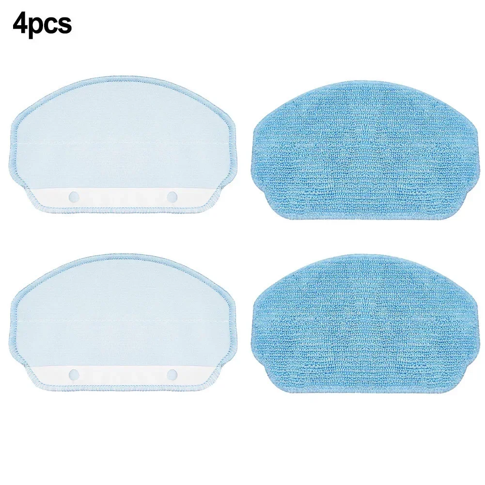 4/10 Pcs Mop Cloth For ZCWA BR150/BR151, For ONSON BR150/BR151 Robot Vacuum Cleaner Dry And Wet Usage Mop Cloths Pad Floor Clean