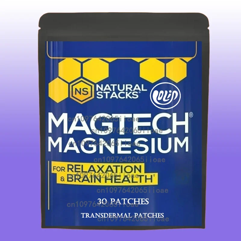

Magnesium Transdermal Patches Extra Strength, Bone and Muscle Health-30 Patches