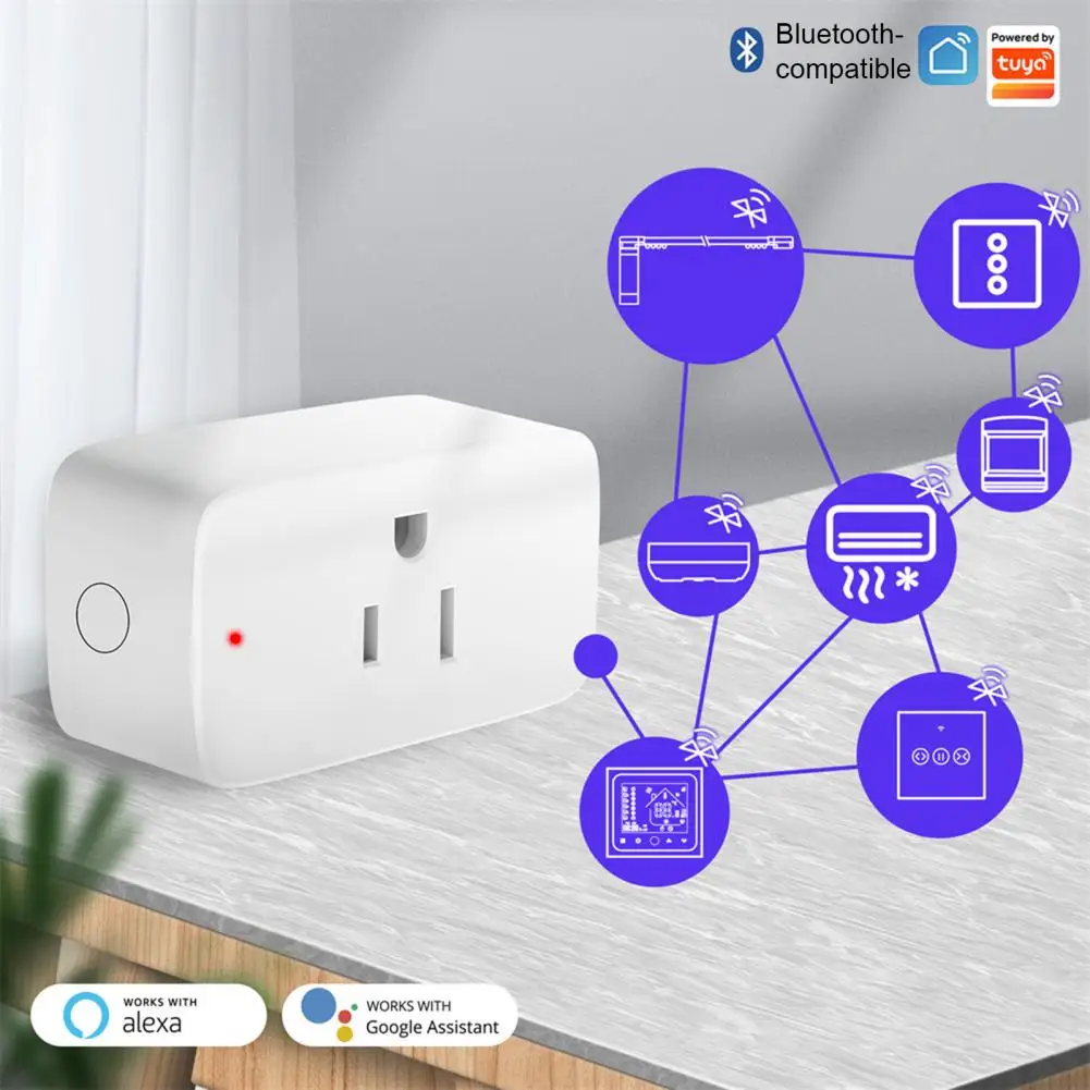 

Smart Plug Practical APP Control Energy Saving Easy to Setup Plug Adapter