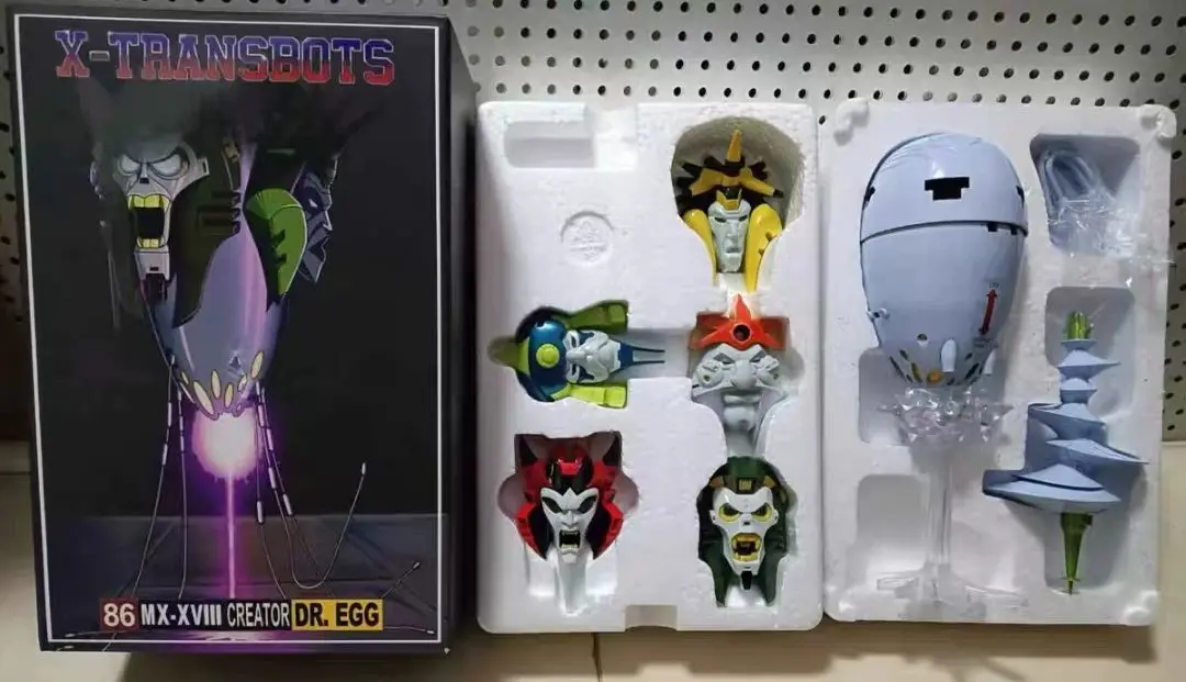 En Stock, juguetes transformadores X Club G1 X-transbots MX-18E MP, escala, colección de cara de cinco caras, modelo de regalo