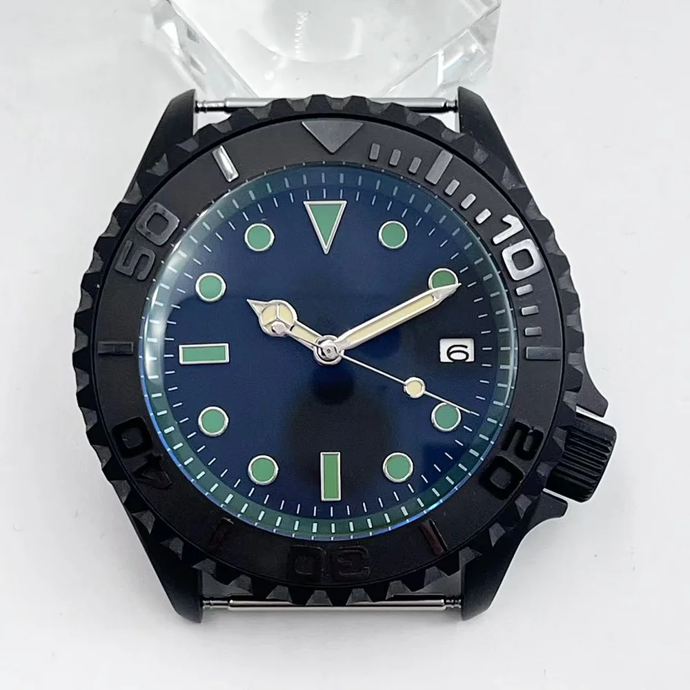 Men's Mechanical Watch with Chinese NH35 Case, Automatic Winding Movement, 40.5 mm Diameter, Water-Resistant with Luminous Hands