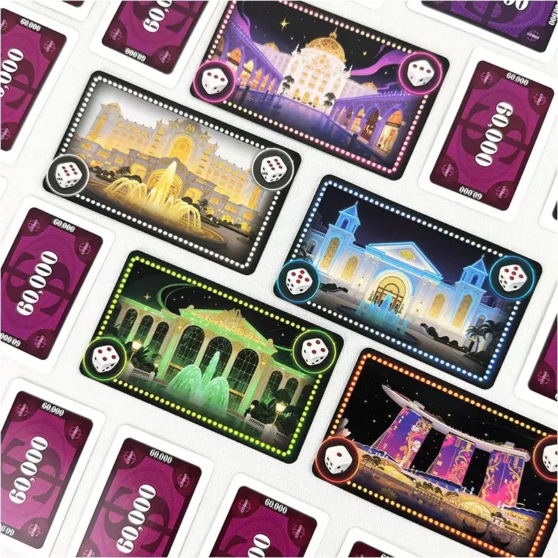 بطاقات ألعاب LAS VEGAS Board لعبة تجميع غير رسمية متعددة اللاعبين النسخة الإنجليزية الصينية #2