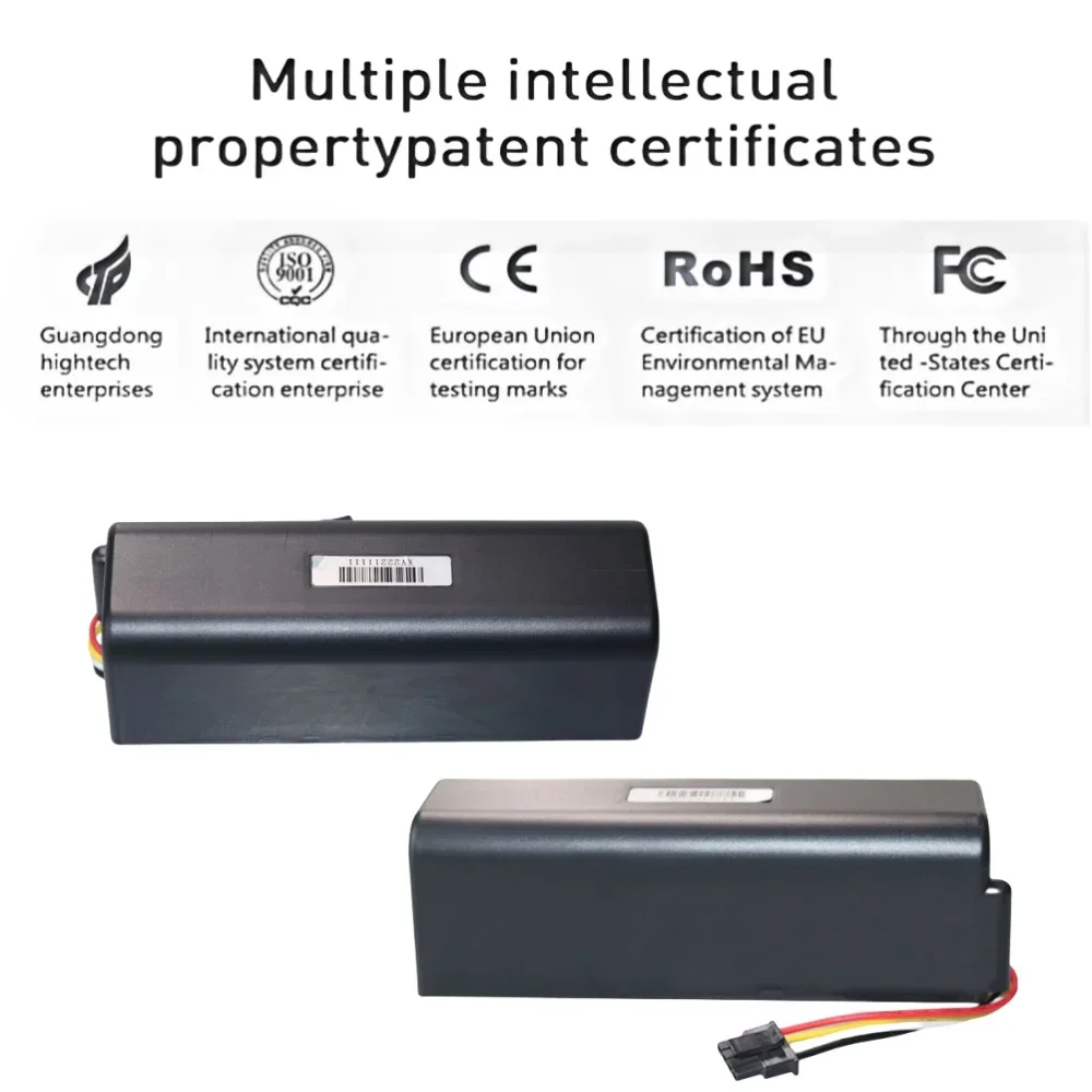 14.4V 5200/6500/9800/12800mAh Robotic Vacuum Cleaner Replacement lithium Battery For Xiaomi Roborock S55 S60 S65 S50 S51 S5 MAX