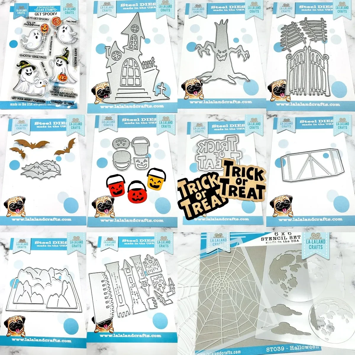 Halloween Stencil Set Metal Cutting Dies Stamps For Scrapbooking Donut Days Stencil Embossing Mold Diy Paper Cards Craft