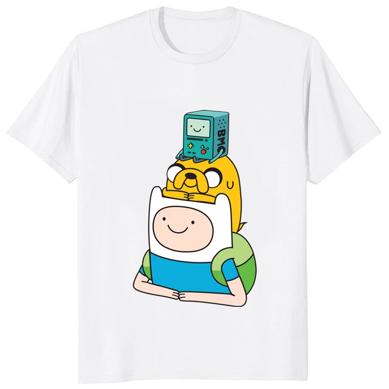 Adventure Time Tshirts Funny Comic Carroon Retro T Shirt Humor Anime Acg Fans Otaku T-shirt Harajuku Hip Hop Streetwear Clothing