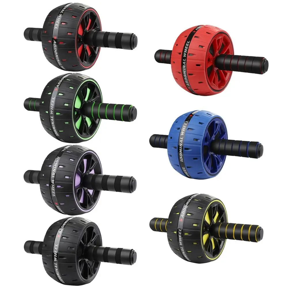 Anti Slip Springback Wheels Roller Fitness Roller Abdominal Exerciser Automatic Rebound Abdominal Wheel Abdominal Wheel