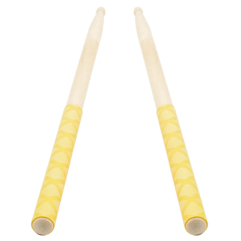 1 Pair Anti-Slip Drumstick Wrap Drum Stick Grips Absorb Sweat Sleeve for 7A 5A 5B 7B Anti Slip Wrap Antiskid Drumstick Grip