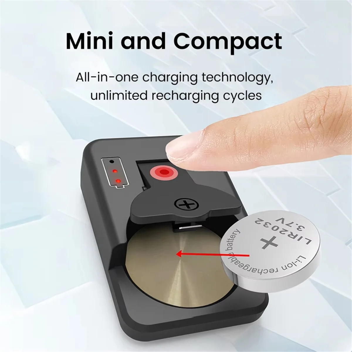 T85C USB C เหรียญเซลล์แบตเตอรี่ปุ่มสําหรับ LIR1025/1220/1254/1620/1632/2016/2025/2032/2430 ปุ่มแบตเตอรี่ Charger A