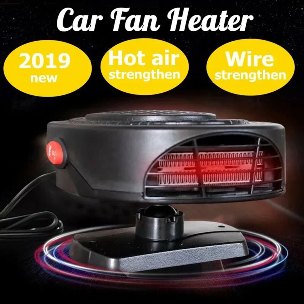 12V/24V Car Heater Fan 150W Car Heater Electric Cooling Heating Auto Windshield Defroster Defogging Demister Car Anti-Fog Heater