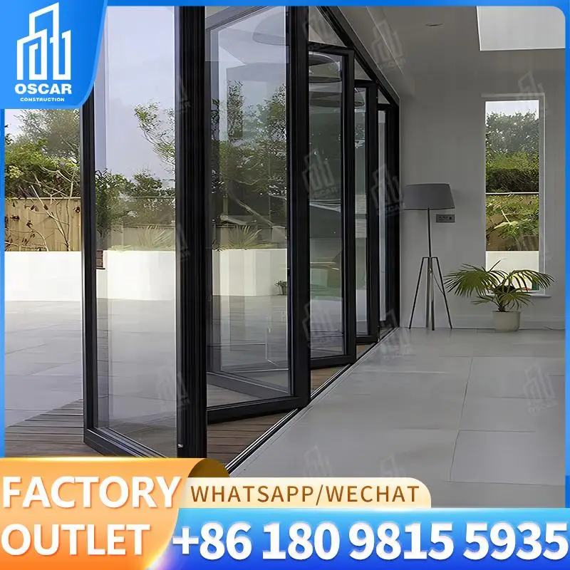 

Customizable Bifold Folding Doors for US Office Spaces Factory Made Bifold Door