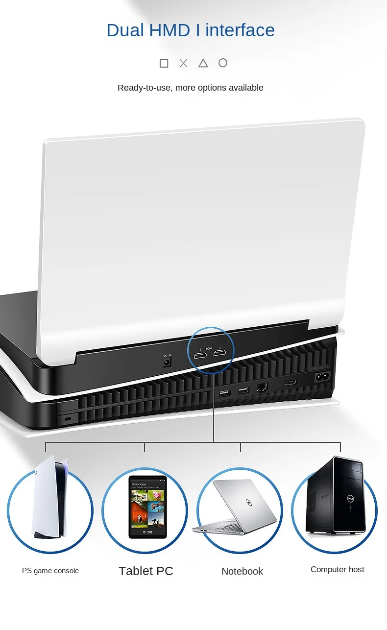 2023 Baru 15.6 Inci PS5 Khusus All-In-One Playstation5 Slim Portabel 4K Game Sub-layar Aksesori Gaming