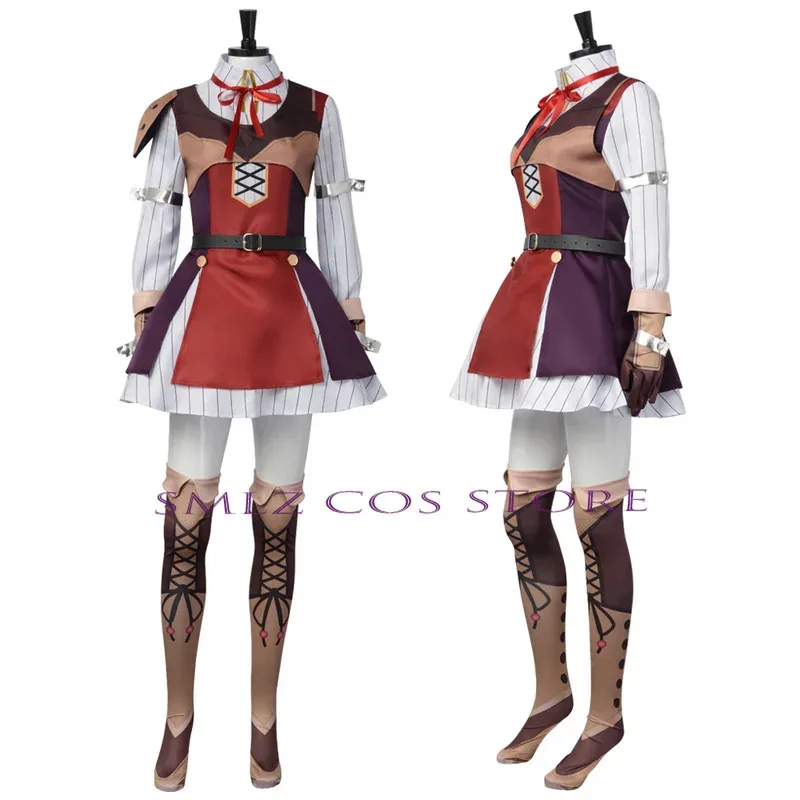 Raphtaria Cosplay Anime Tate No Nariagari Raphtalia Costumes Uniform Dress Wig Fight Prop Halloween Party Outfit for Womanx;8'm6