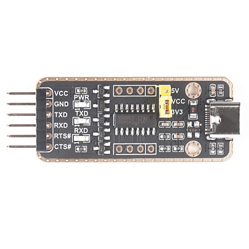 

USB Type C TypeC USBC Female to TTL Serial Converter Dupont 3.3V 5V FTDI Board Mudel Cable 6 Pins 6P Uart Aadpter