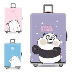 Funda protectora de equipaje de oso de dibujos animados, alta elasticidad, 18-29 pulgadas, Maleta de carro, mangas antipolvo, accesorios de viaje