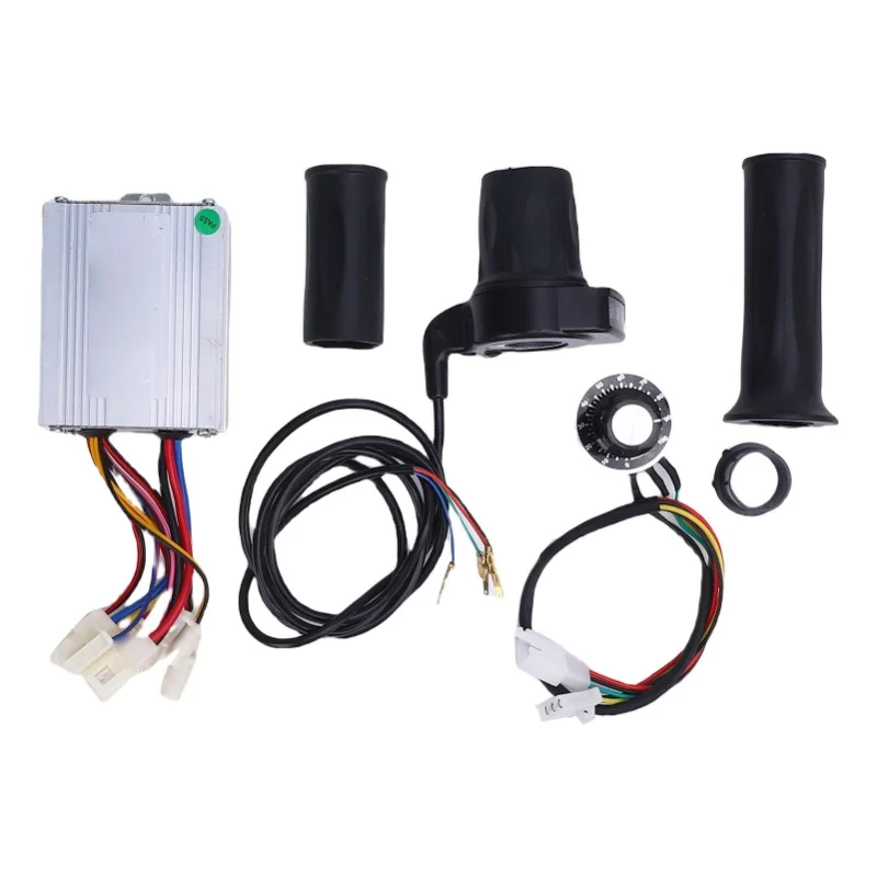 

Контроллер скорости для щеточного двигателя 12В 500Вт с комплектом ручки газа, контроллер из алюминиевого сплава, набор поворотных ручек газа для электровелосипеда