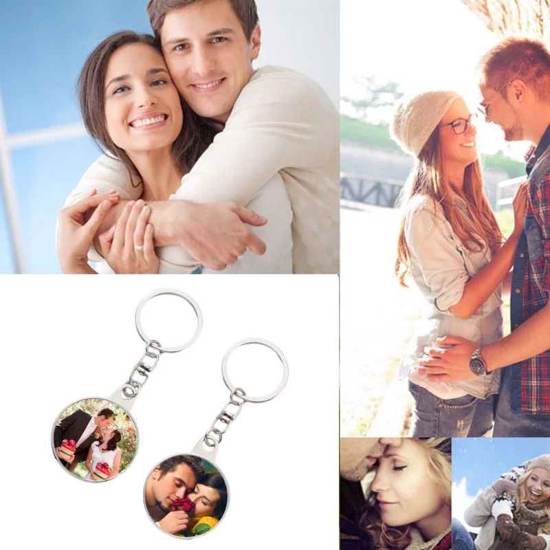 Personalised Customised Double-Sided Photo Keychain - Bag & Key Accessories, DIY Picture Keychain, Personalised Gifts