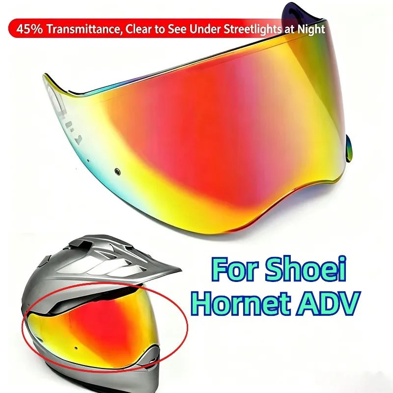 Motorcycle Helmet Visor Lens For Shoei Hornet ADV Dustproof WindShield Replace Anti UV Anti Scratch Lens