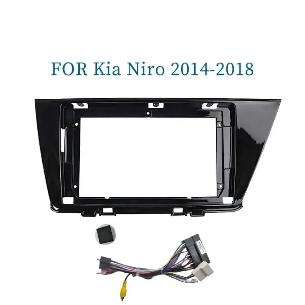 9 Inch Car Frame Fascia Adapter Canbus Box Decoder For Kia Niro 2014-2018 Android Radio Dash Fitting Panel Kit