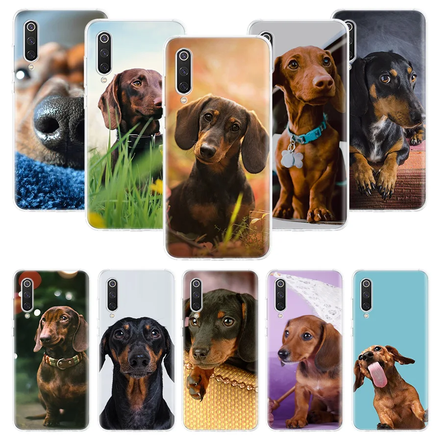 Dachshund Teckel Dackel Dog Phone Case For Xiaomi Redmi Note 13 12S 12 11S 10 9 8 10S 11 11T 11E Pro Plus + 9S 8T 7 5G Cover Coq