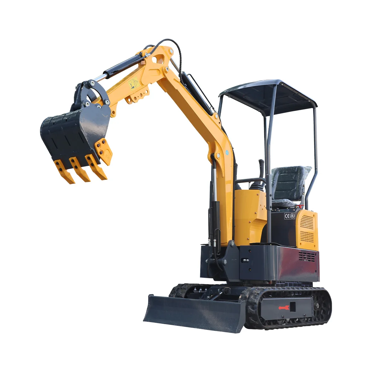 Excavator Mini Crawler 1,2 Ton, 1,5 Ton, 2 Ton dengan Mesin Kubota, Pengiriman Cepat, Sesuai Standar CE EPA Euro 5, Excavator Mini Custom