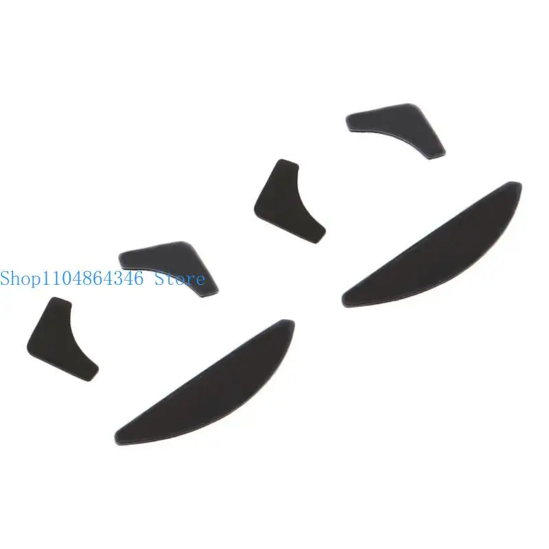 5asd Mouse Skates Pad Mouse Feet for DeathAdder Curved Black Mouse Pad