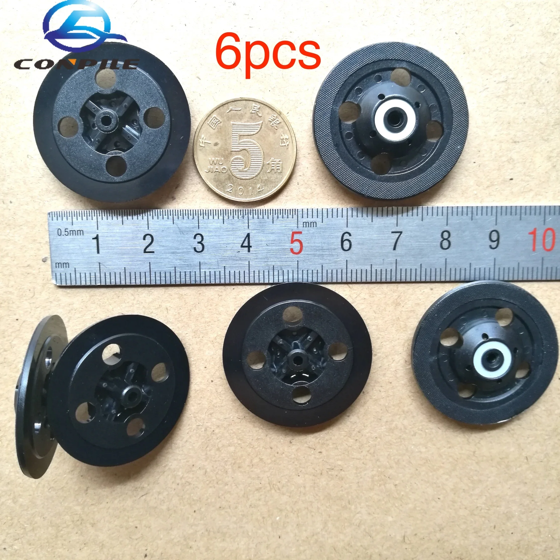 

6pcs DVD Optical drive motor tray CD player Disc Spindle motor tray Spindle Hub Turntable