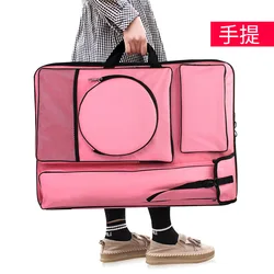 Bolsa de pintura 4K para estudiantes de arte, bolsa de tablero de pintura de color, bolsa multifuncional para examen de arte y bocetos