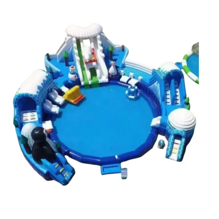 Commercial Outdoor PVC Inflatable Water Slide for Kids & Adults-Wet/Dry Use High Capacity