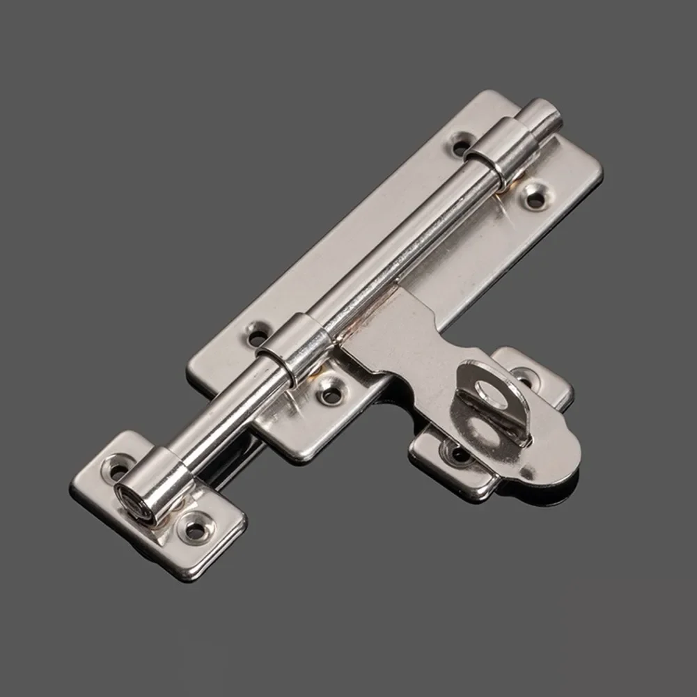 4/6/8inch Stainless Steel Slide Bolt Lock Gate Latch For Gates Fences Garage Shed Doors For Home Hardware Gate Safety Door Bolt