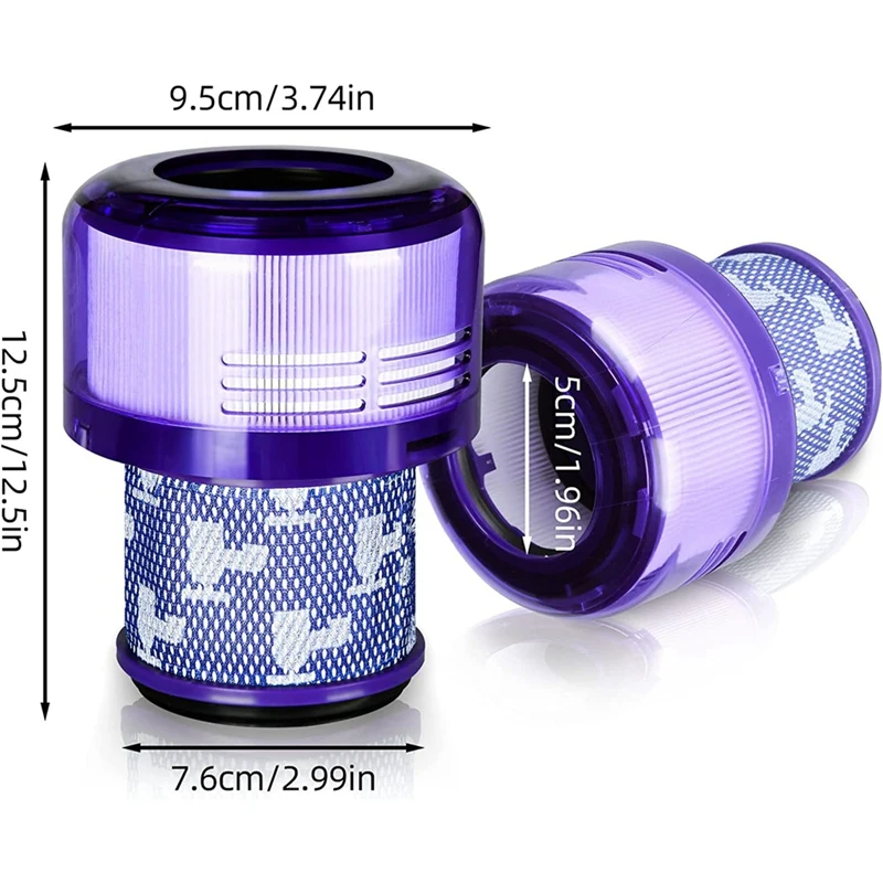 ダイソン用HEPAフィルター,掃除機フィルター交換部品,v11特大,特大,部品番号970422-01