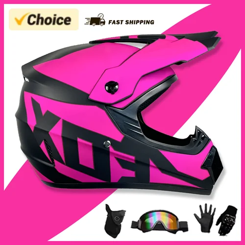 Imagen 1 del producto Casco de motocicleta juvenil para niños, Capacete todoterreno, bicicleta de cross, descenso, ATV, DH, Go-kart, Cross, aprobado DOT, bicicleta de montaña para niños
