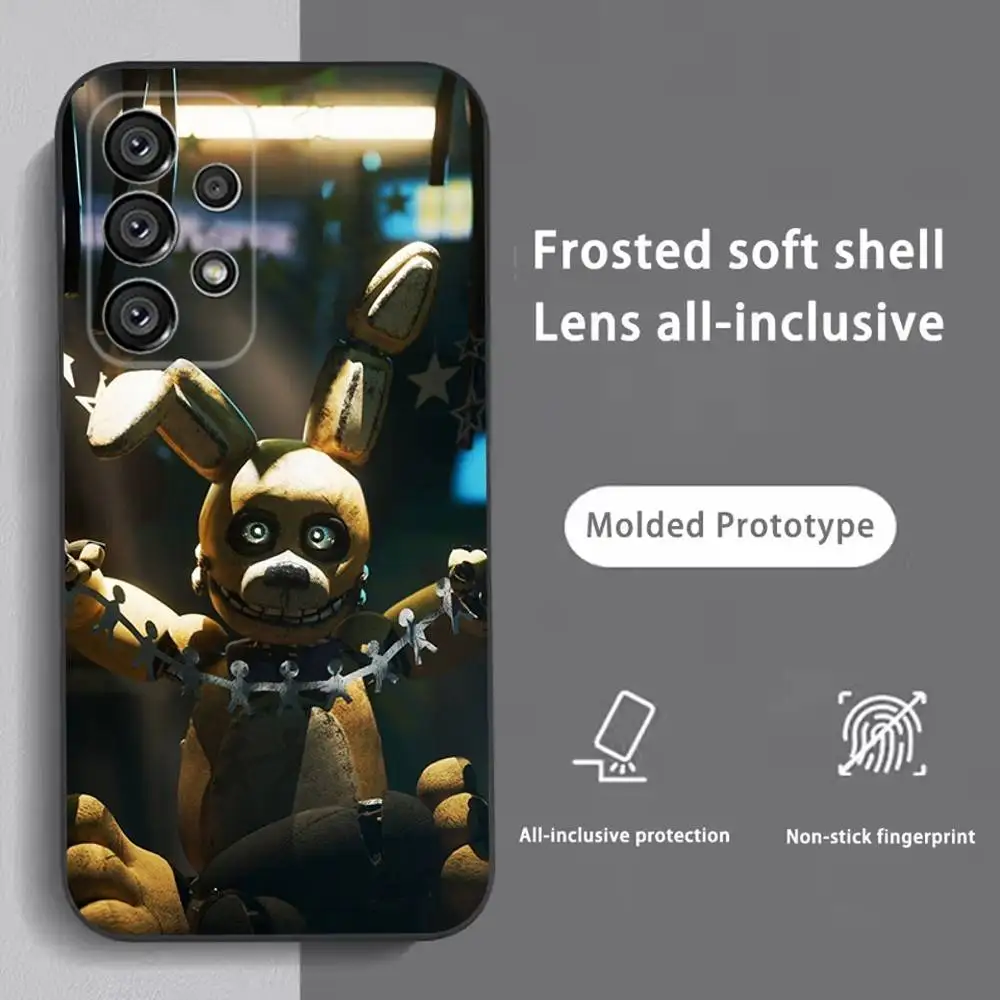 Five-Nights-At-Freddys F-Fnaf Phone Case For Samsung S25,S24,S21,S22,S23,S30,Ultra,S20,Plus,Fe,Lite,Note,10,9,5G Black Cover - Image 2