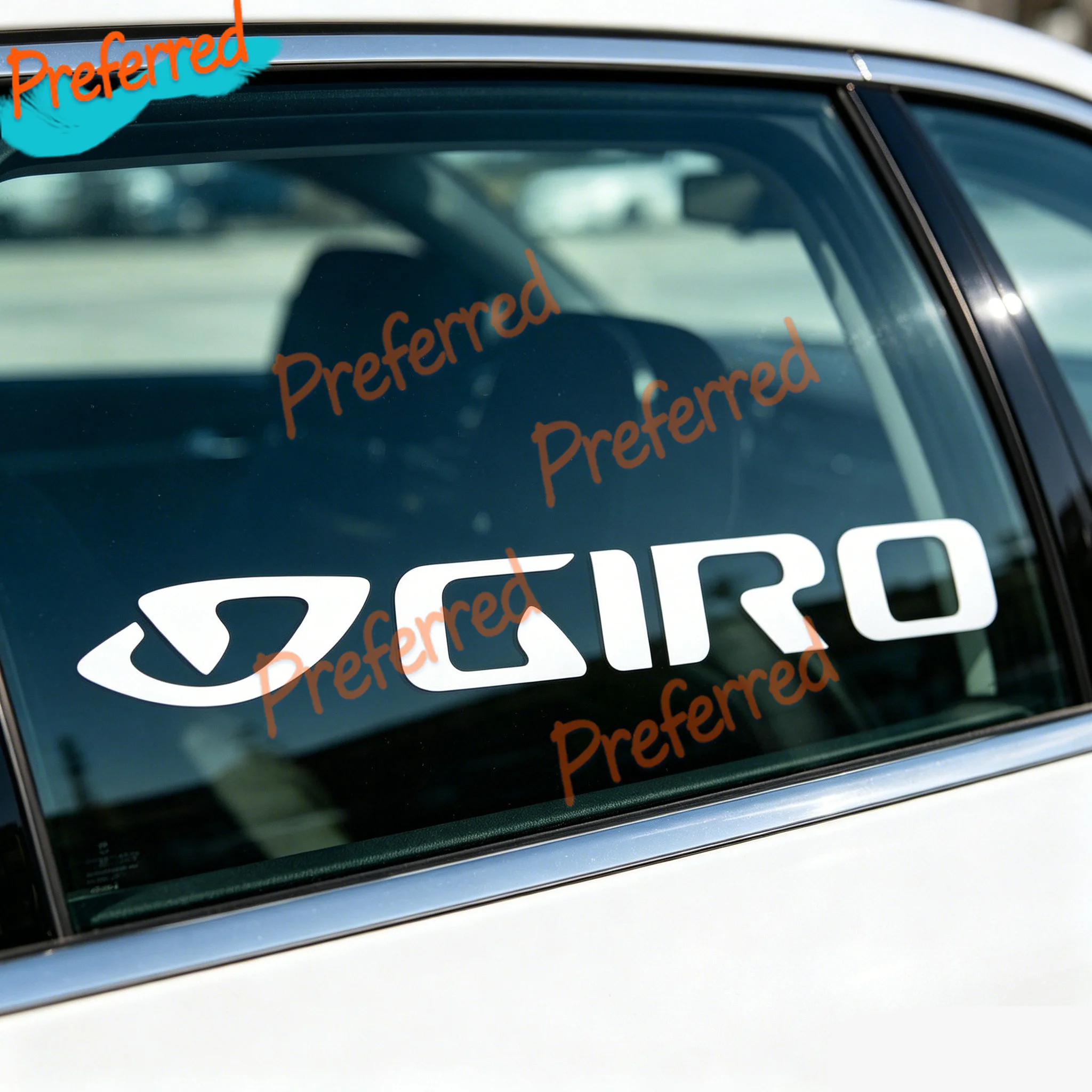 2x Sticker Vinilo Decal Vinyl Aufkleber Adesivi Autocollant Giro Bike - Customizable in Any Sticker Size -No Background