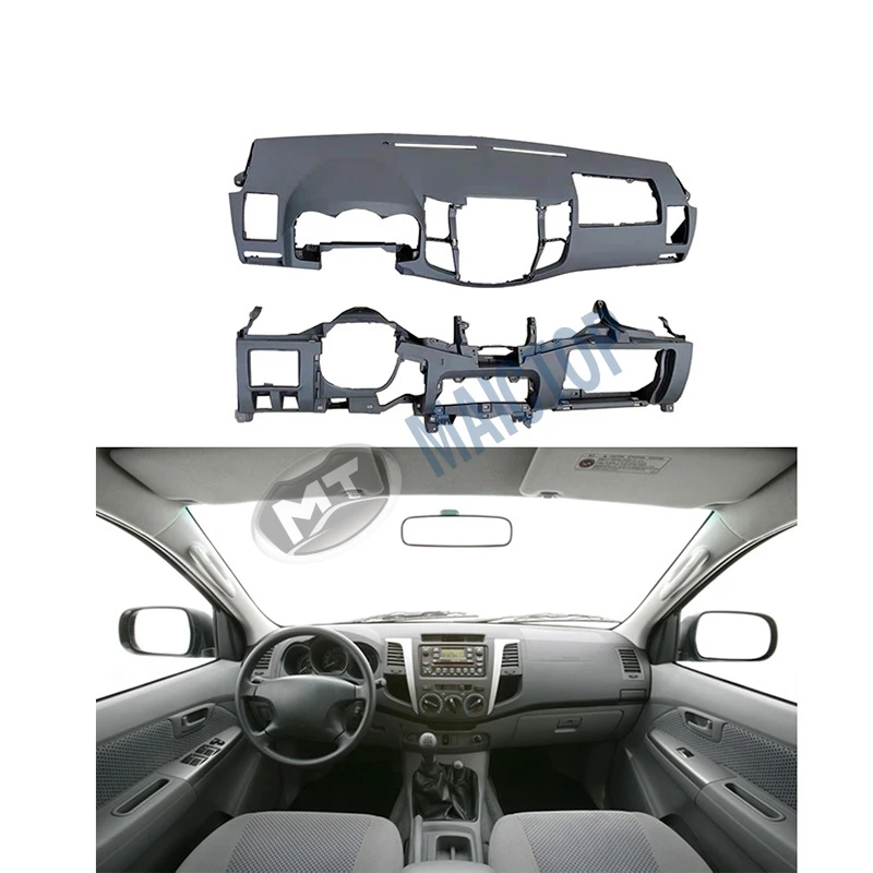 

MAICTOP Car Accessories Interior Kit LHD Plastic Dashboard For Hilux Vigo 2005-2015 Dash Board Panel