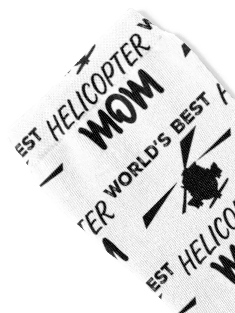 World's Best Helicopter mom Funny Helicopter Parent Socks designer short Climbing Man Socks Women's