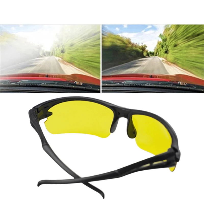 Night-Vision Glasses Protective Gears Sunglasses Night Vision Drivers Goggles Driving Glasses Interior Accessories Anti-Glare